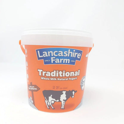 Lancashire Farm Traditional Whole Milk Natural Yogurt 1kg