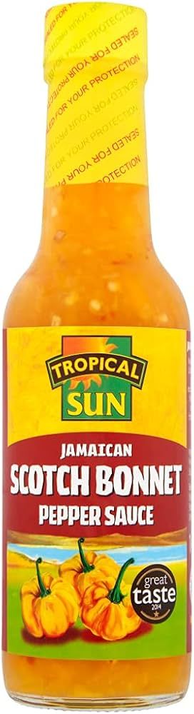 Tropical Sun Scotch Bonnet Pepper Sauce 142ml