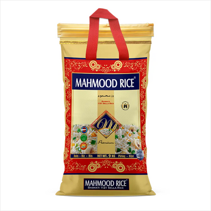 Mahmood Rice Basmati 1121 Sella Rice 9kg