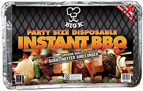 Party Size Instant BBQ Superior Quality Burns Hotter And Longer