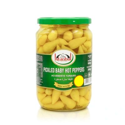 Istanbul Pickled Baby Hot Peppers 640g