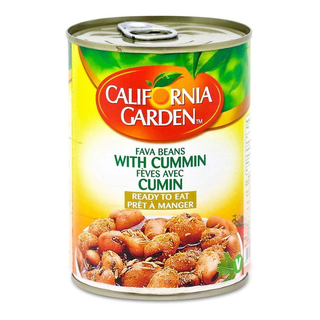 California Garden Fava Beans With Cummin 400g