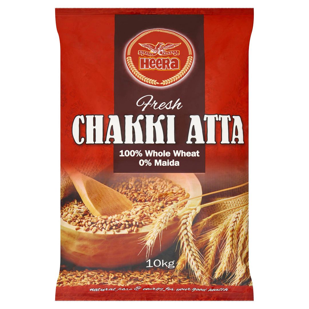 Heera Fresh Chakki Atta (100% Whole Wheat) 10kg