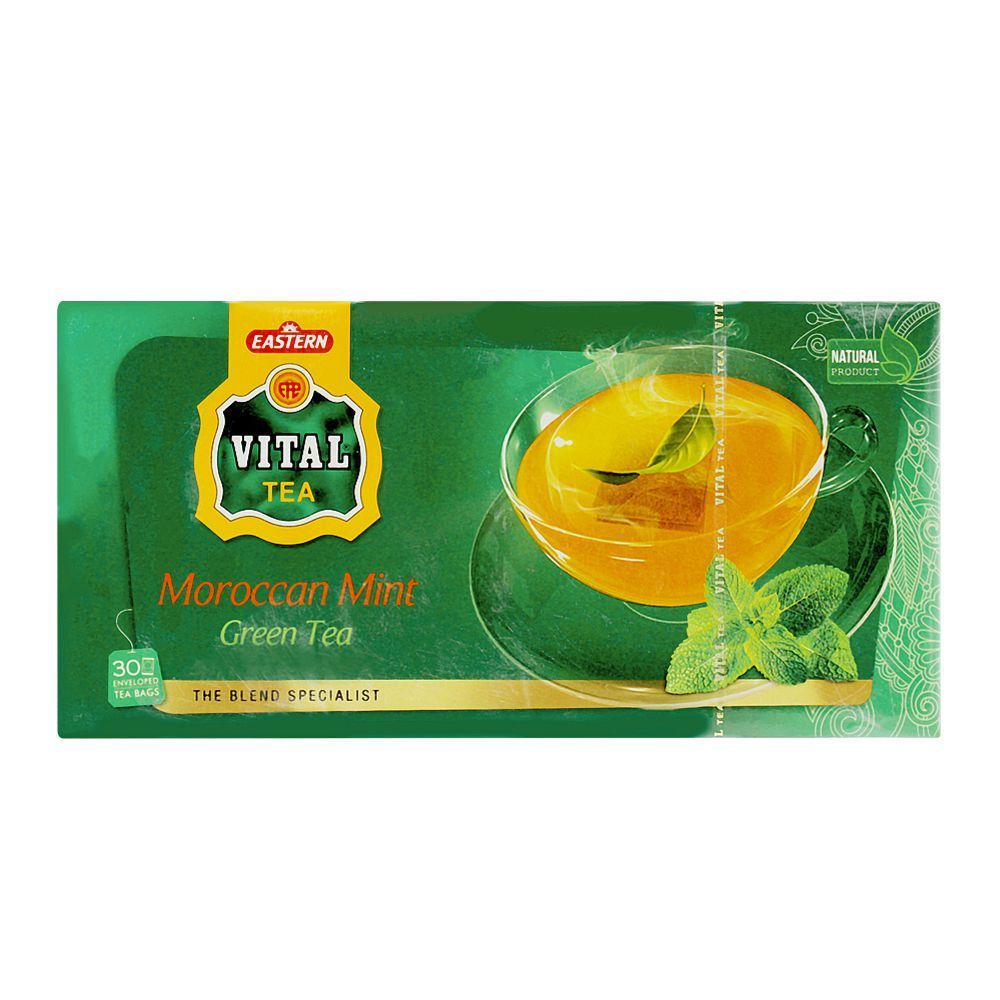 Vital Tea Moroccan Mint Green Tea 45g (30 pcs)