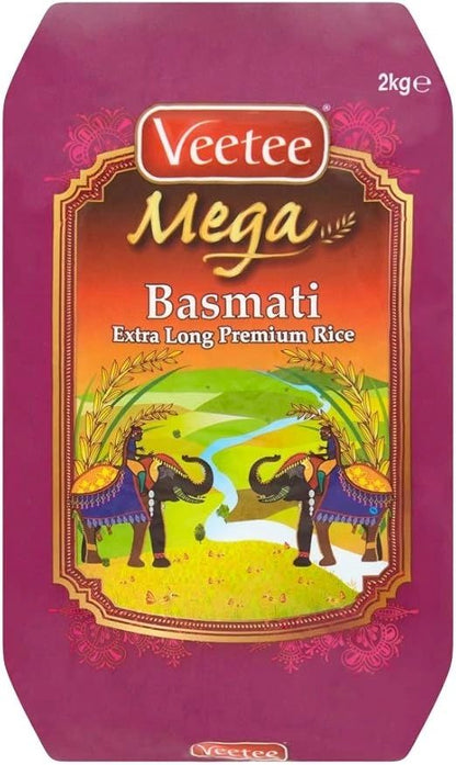 Vetee Mega Basmati Extra Long Premium Rice 2kg