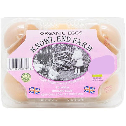 Knowl End Farm Organic Eggs (6 eggs)