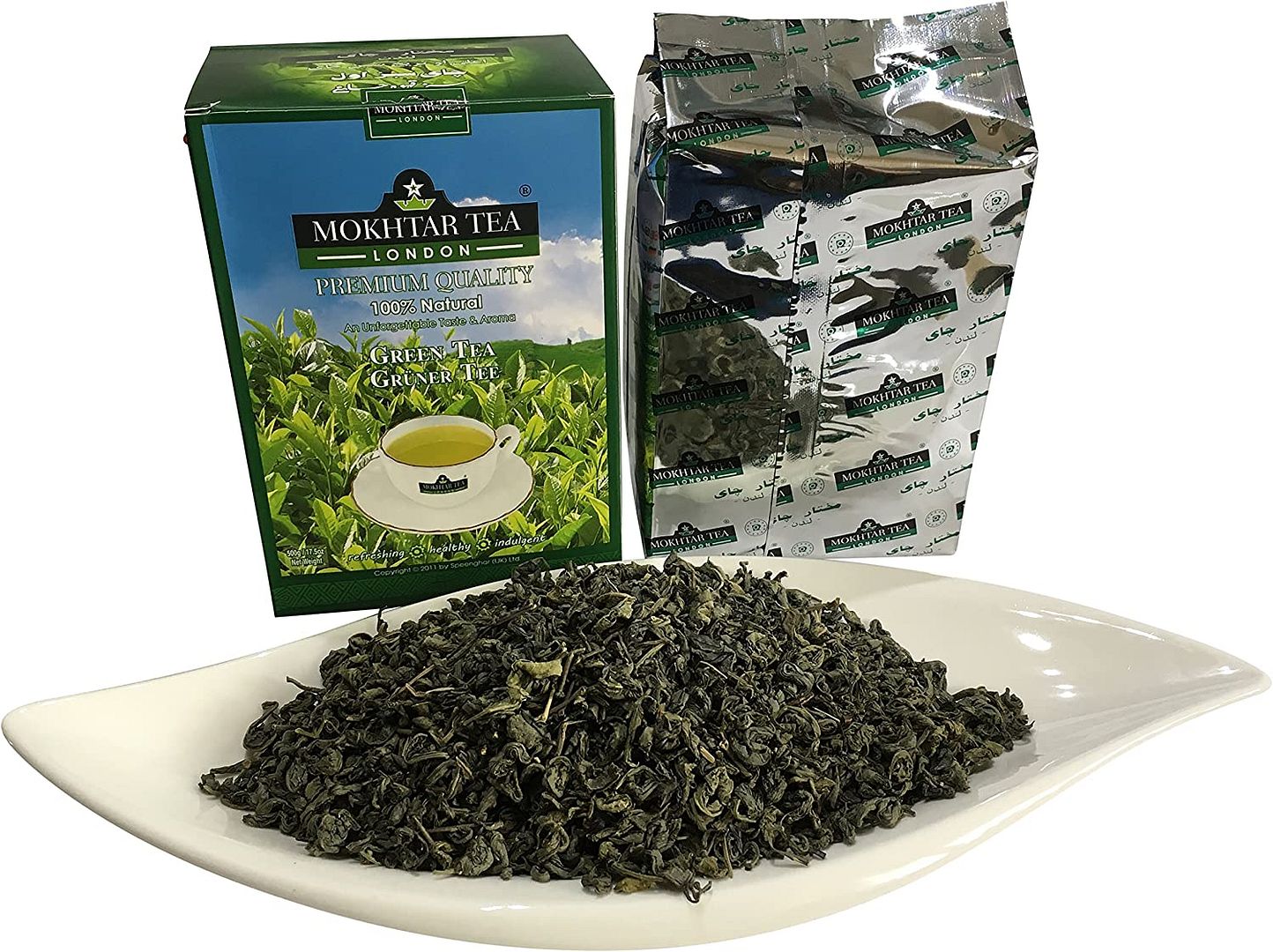 Mokhtar Tea 100% Natural Green Tea 500g