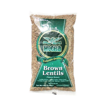 Heera Brown Lentils (Masoor Brown) 1kg