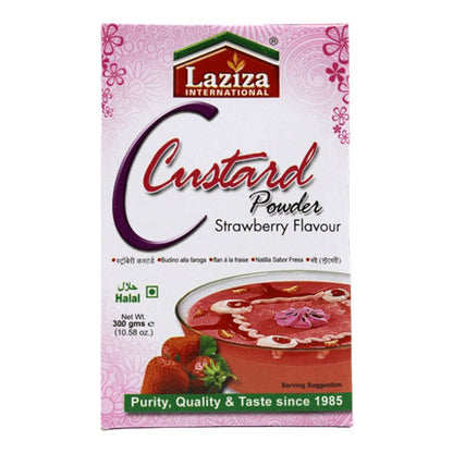 Laziza Custard Powder (Strawberry Flavour) 300g