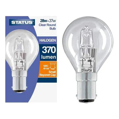 Status Halogen 370 lumen Clear Candle Bulb