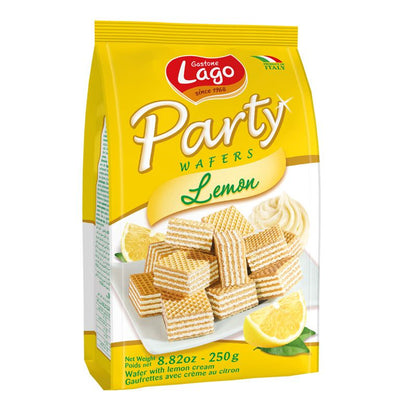 Lago Lemon Wafers 250g