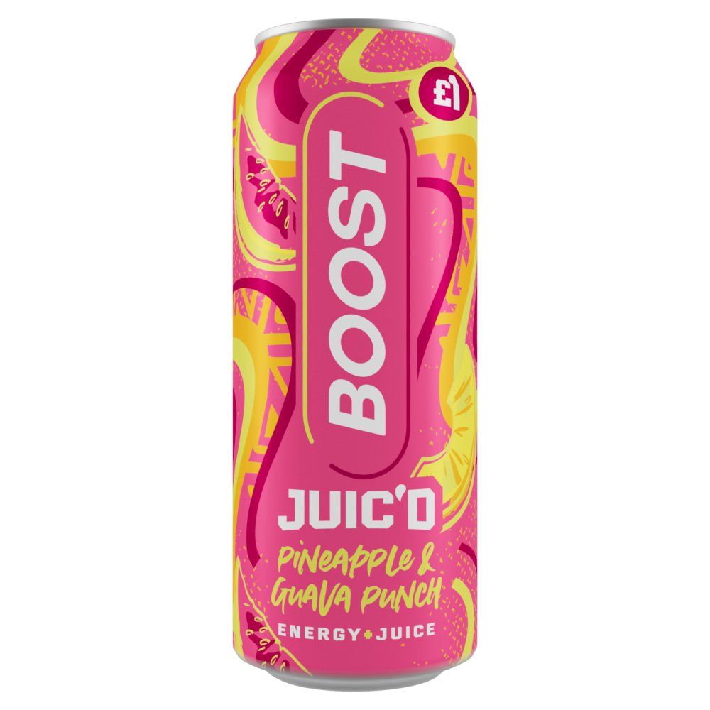 Boost Energy Juic'd Pineapple & Guava Punch Energy Juice 500ml