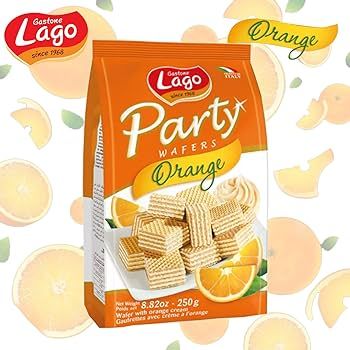 Lago Orange Wafers 250g