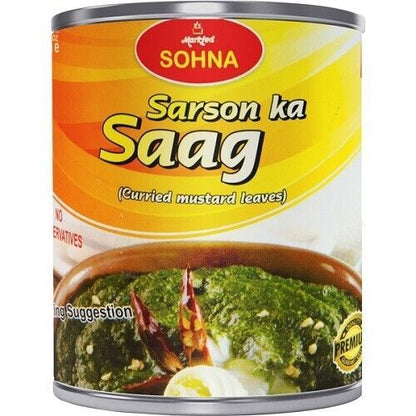 Sohna Sarson Ka Saag (Curried Mustard Leaves) 850g
