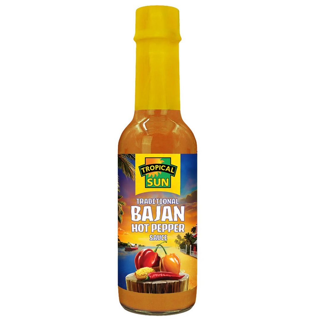 Tropical Sun Traditional Bajan Hot Pepper Sauce 150ml