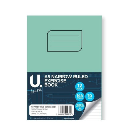 A5 Narrow Ruled Exercise Book