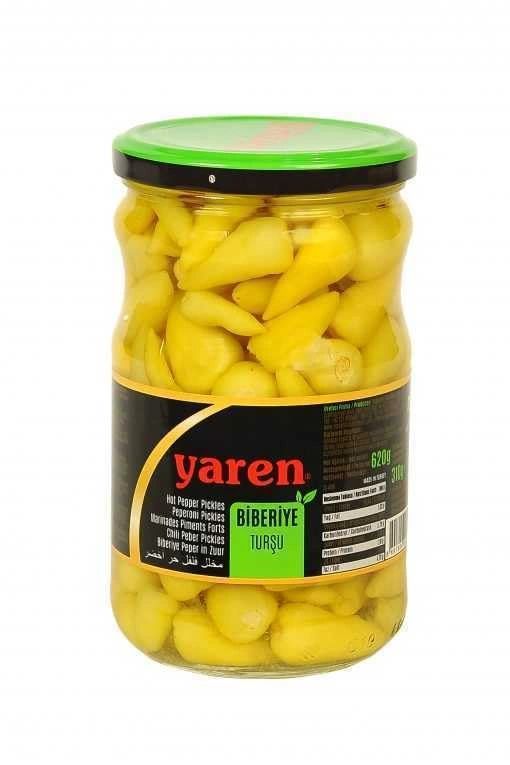 Yaren Hot Pepper Pickles (Biberiye Tursu) 620g