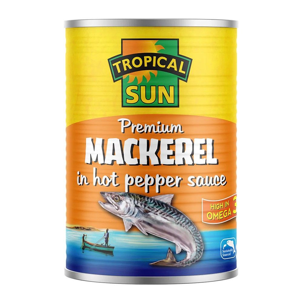Tropical Sun Premium Mackerel (in Hot Pepper Sauce) 400g