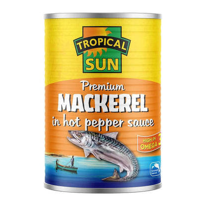 Tropical Sun Premium Mackerel (in Hot Pepper Sauce) 400g