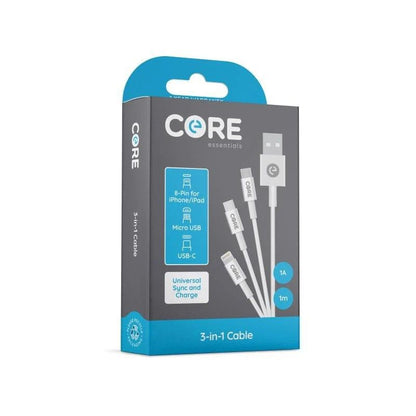 Core essentials 3-in-1 Cable