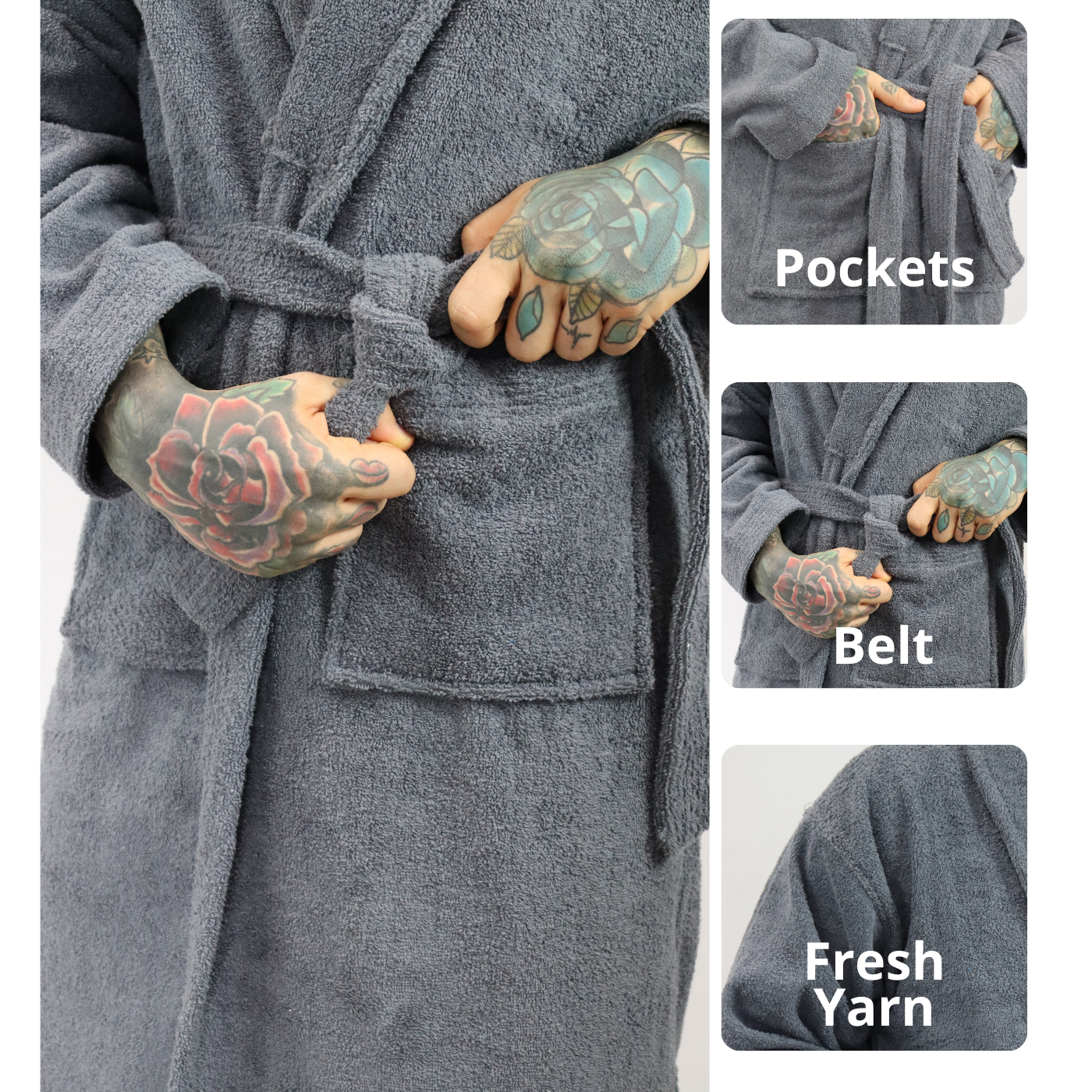 Bathrobes (Shawl)